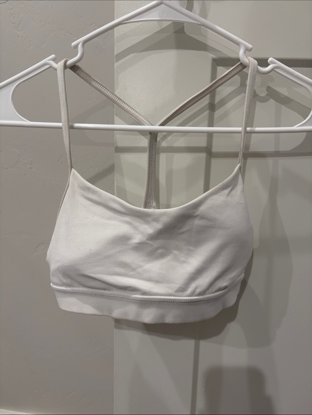 lululemon athletica White Minimalist Strappy Sports Bra